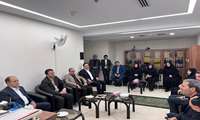 حضور وزیر محترم جهاد کشاورزی در دفتر امور مجامع جهت عرض تسلیت 
